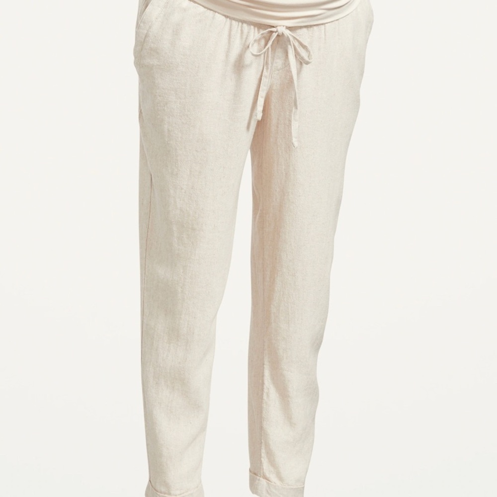 Old Navy Linen Blend Maternity pants